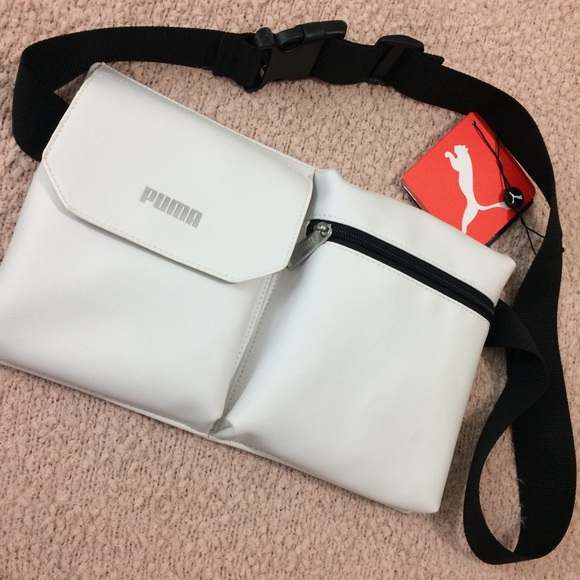 puma fanny pack white